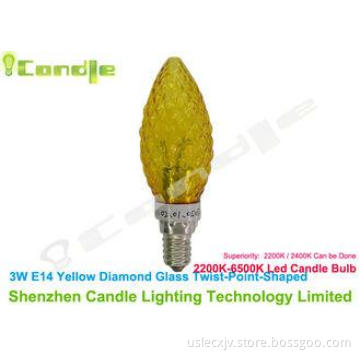 Dimmable Led Candle Lamp Ac 110v With Al1070 Heat Sink Ra90